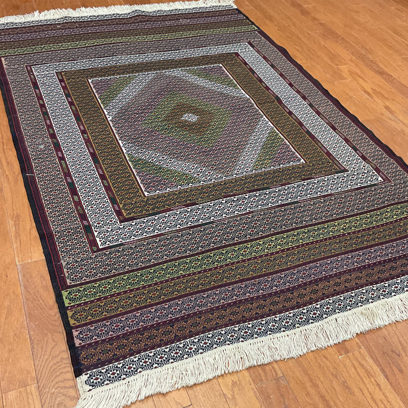 Wool Geometric Indoor Rug