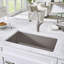 Évier de cuisine encastré super simple 32 po Precis SILGRANIT - Truffle-22743007