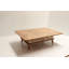 Table basse Mid-Century moderne à plateau relevable avec rangement géométrique / treillis-270179898