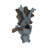 Decorative Playful Coffee Break Frog Garden Statue for Garden Decor - Book Lover Yard Sculpture Accent Piece for Outdoor Decor - 13", Gray & Bronze