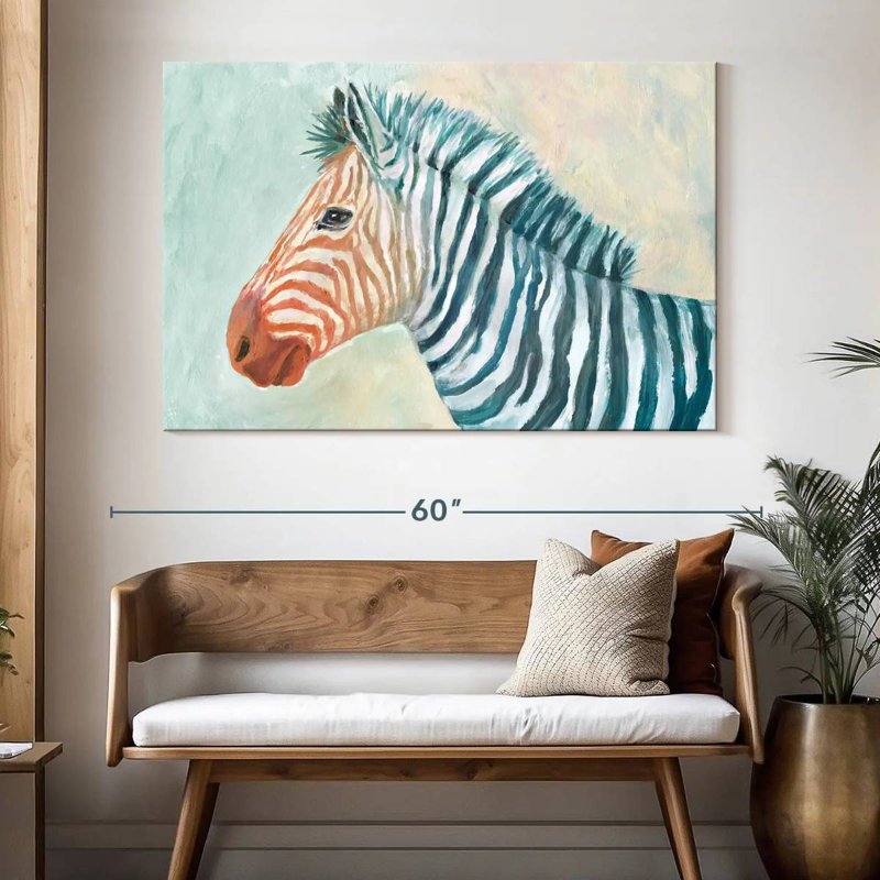 Zebra's Secret, 34" H x 51" W