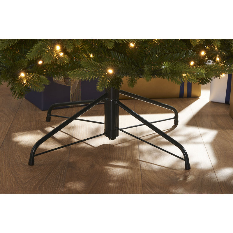 Lighted Artificial Fir Christmas Tree, 6ft H