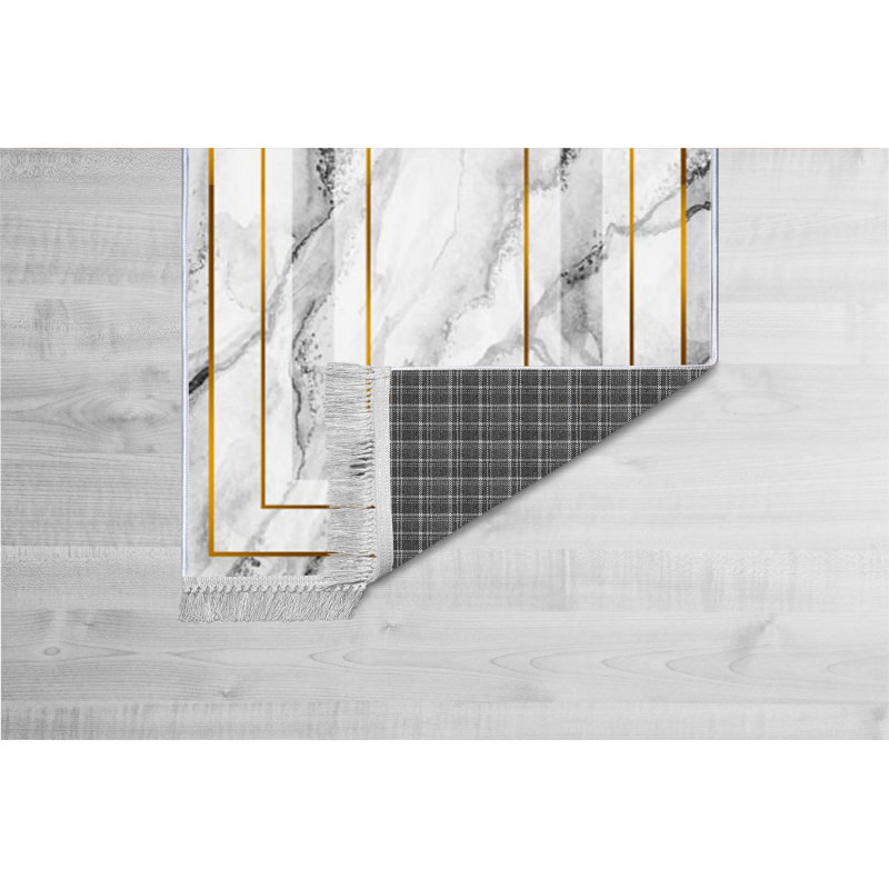 Luxurious Hall Carpet, 100% Velvet Fabric, 31.5 x 59.1 Inches | Non-Slip Cotton Sole, Pile Height: 0.4 Inches | Antibacterial & Machine Washable, 3D Digital Printing | Elegant Design for Living Room & Entryway