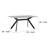 Barri Metal Base Dining Table-1096951792