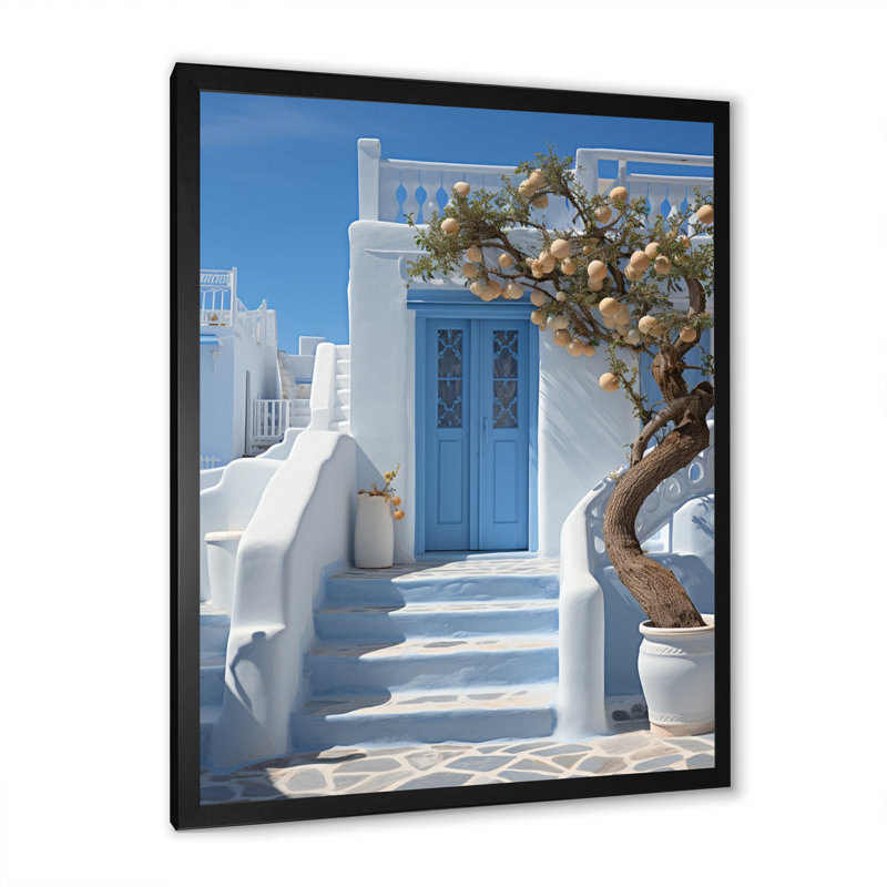 Grèce Grèce harmonie I - impressions sur toile de paysages urbains FDP72585, Noir, H 20 po x l 12 po x P 1 po