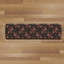 Tapis de cuisine anti-fatigue Rose de jardin anglais en noir-125219672-126412928