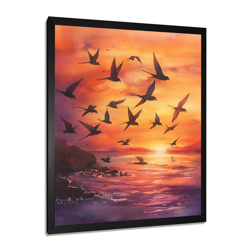 Avighna - Animals Canvas Prints, H 44 po x l 34 po, Noir, noir, noir, noir, Reproduction encadrée d'une seule photo