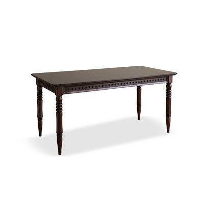 62.99"American-style Simple and Modern Solid Wood Rectangular Dining Table