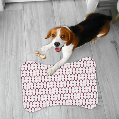 Tapis de cercles mauves 1 pièce