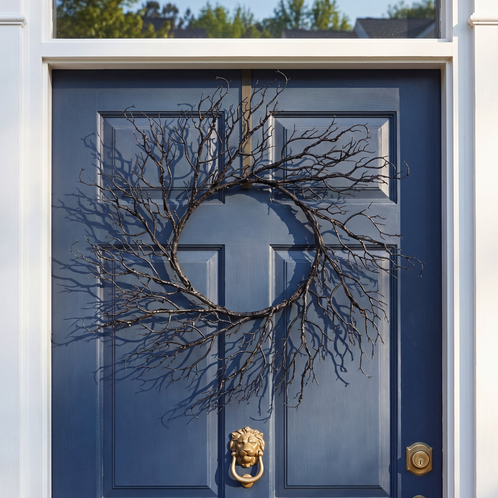 23" Pre-Lit Halloween Wreath