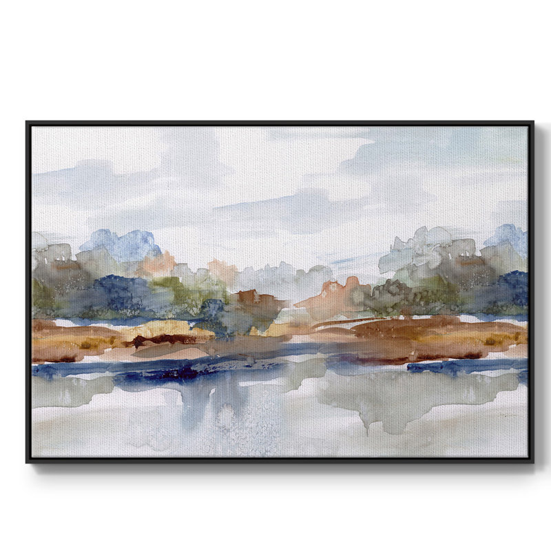 Toile tendue avec cadre High High Sierra, Noir, H 25 po x l 37 po x P 2 po