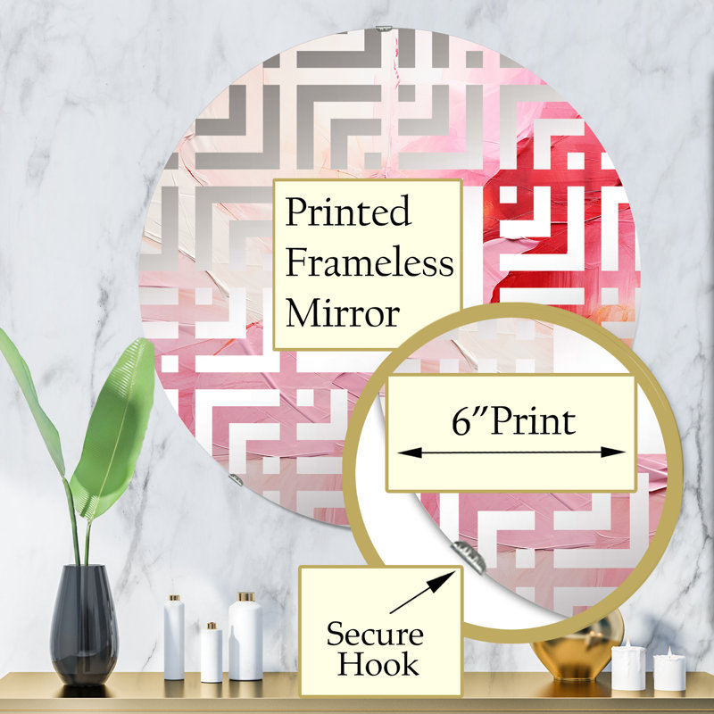 Diavione Circle Mirror, 31.4" x 31.4"