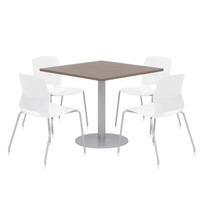 Square Breakroom Table and Chair Set
