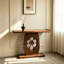Console de style chinois rétro classique brun-412771936