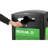 40 Gal. Steel Outdoor Commercial Recycling Bin Trash Can with Mixed Dome Lid 