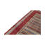Aryana Wool Striped Area Rug in Red