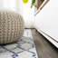 Tapis crème / bleu marine Kateshia-656065373