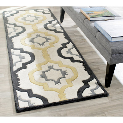 Carolene Hand Tufted Wool Geometric Rug