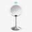 Simplehuman 5" Round Rechargeable Mini Travel Sensor Makeup Mirror, 10x Magnification