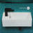 Voltaire Rectangular Ceramic Wall Hung Sink with Faucet Mount-118682192-101462132