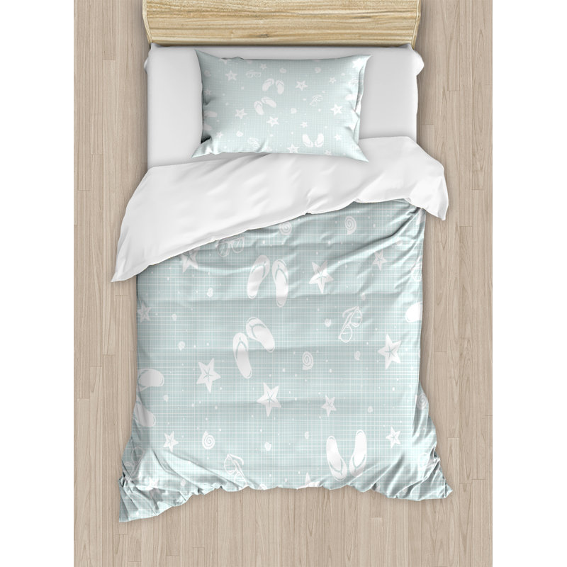 Modern & Contemporary Polyester Duvet Cover, Twin