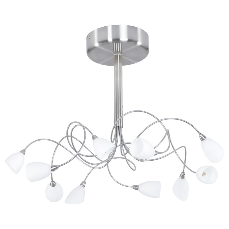 Noan Glass Semi Flush Mount
