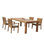 Canberra Outdoor 11 - Piece Teak Dining Set
