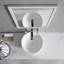 Lavabo de salle de bain vasque circulaire en céramique blanche