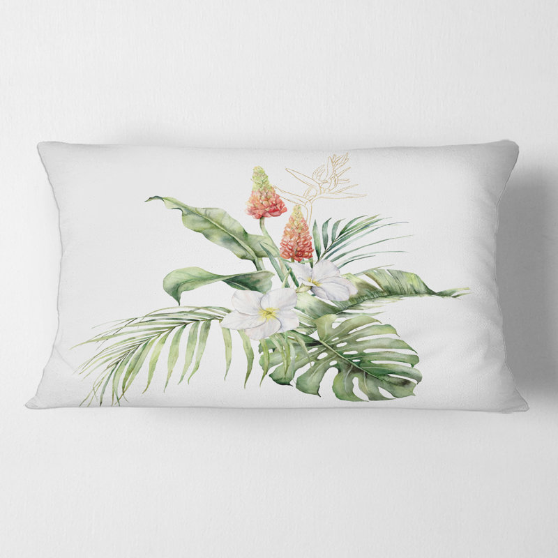 Floral Throw Pillow