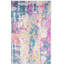 Tapis ivoire / bleu Christa-836254537