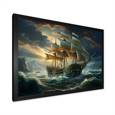 «Pirate Ship Legacy I», art mural pirate