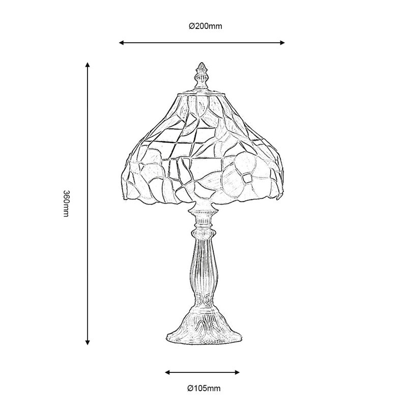 Peonies Table Lamp