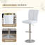Ensemble de tabourets de bar modernes à hauteur réglable et pivotant à 360 °-678506101