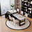Faux Mable Kitchen Table with Double-sized Storage-993185944