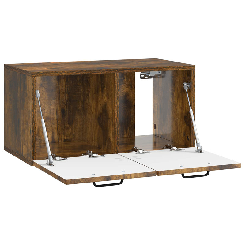 TV Stand, 30cm H x 59.5cm L x 31cm W, Smoked Oak