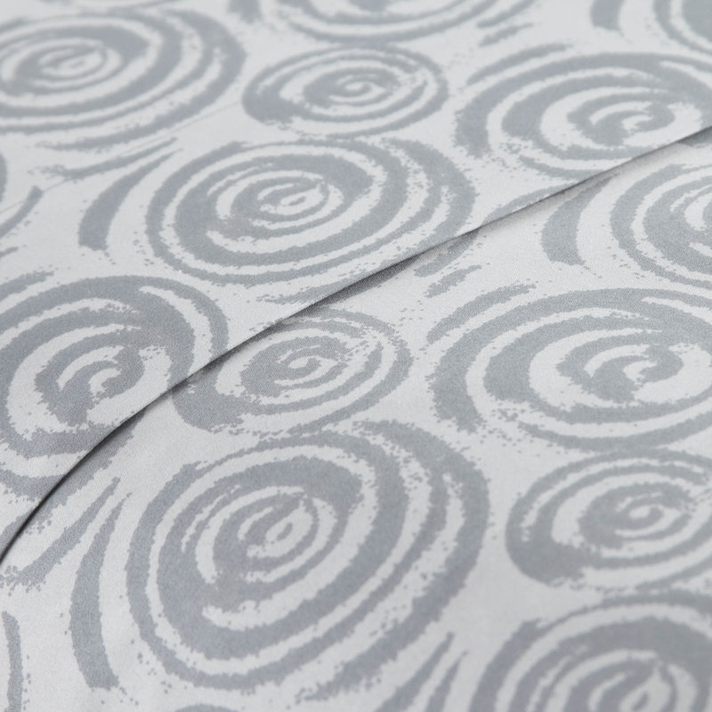 Ensemble de draps en microfibre Vilano Choice, Double, Gris