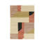 Rectangle Malachite Abstract Hand Woven Flatweave Silk Area Rug in Brown/Red-1610007926