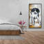 Curious puppy dog - 24"x48" Framed canvas