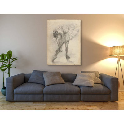 «Antique Ballerina Study II» par Ethan Harper, art mural sur toile