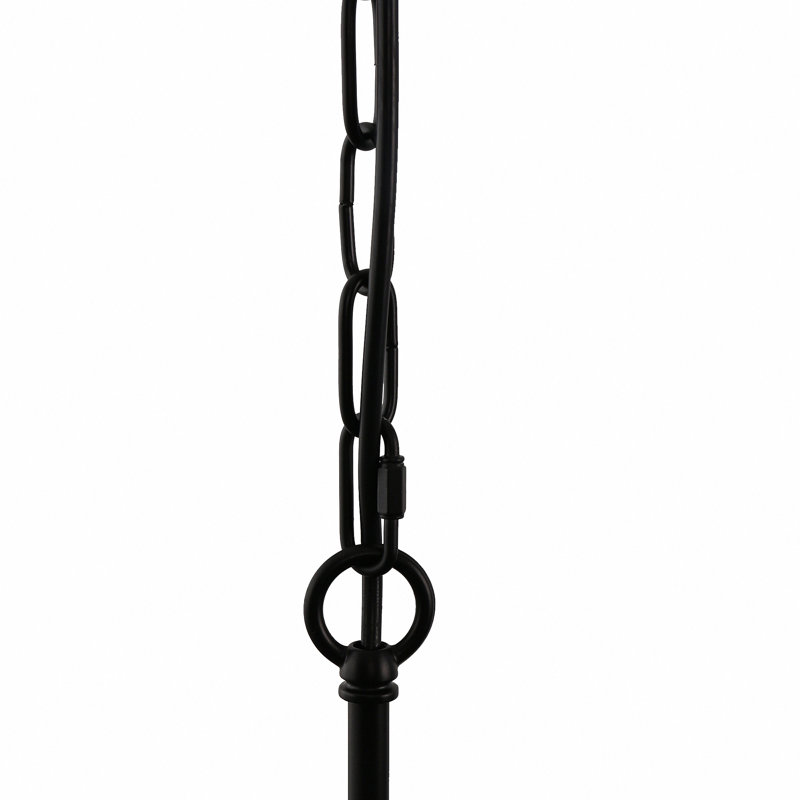 Eila 8 - Light Dimmable Geometric Chandelier, 14" H x 28" W x28" D