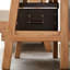 Banc de rangement Beech Bibliothèque en chêne massif. Conception classique, stabilité accrue. Polyvalent, portatif. Facile à assembler. Jaune. 17,37 po de profondeur, 12,67 po de largeur, 31,14 po de hauteur, 14,55 lb