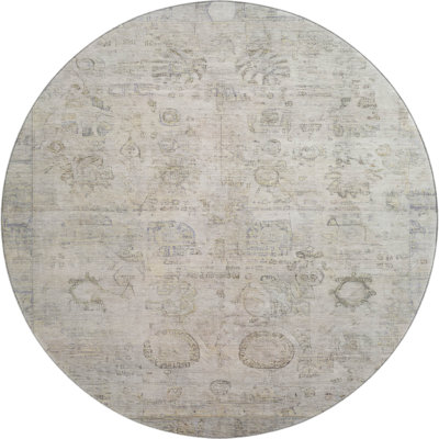 Premium Machine Washable Verlin AMF1769 Border Rug