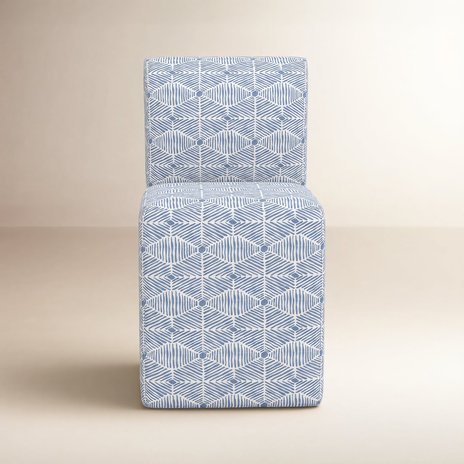 Mendy Dining Chair, Painted Diamond Dusty Blue