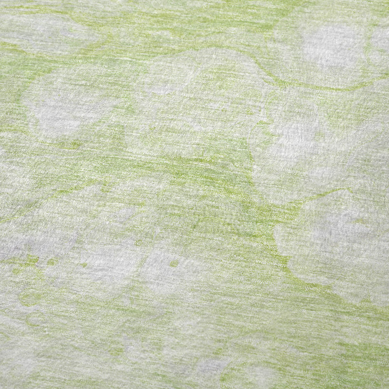 Jeté Art déco en sherpa Addison, Aloès abstrait 4