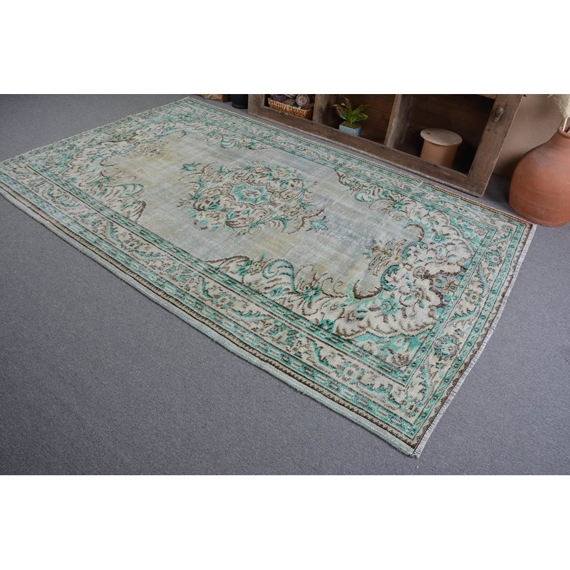 5.7x9 ft Large Rugs, Vintage Rugs, Brown Home Decor Rug, Turkish Rug, Neutral Rug