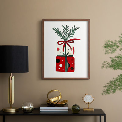 Christmas Holiday Art DCCCLXX Framed Print - Solid Wood