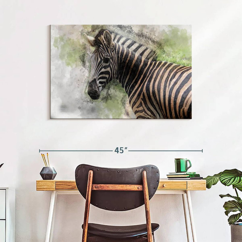 Brampt Magnificent Zebra, 26" H x 39" W