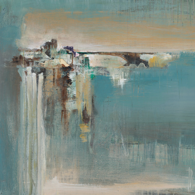 " Fragmented Fields " by Terri Burris Painting Print