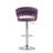 Christal Swivel Upholstered Adjustable Height Counter Stool-2109566880-2099052323