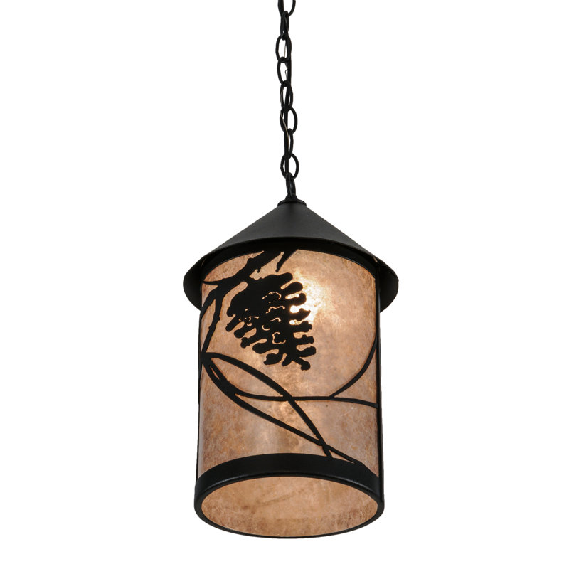 Rustic Lodge 1 - Light Pendant, Bold Black